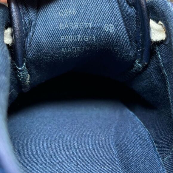 Coach Women's EUC Navy Blue Sequin Sneakers with white trim. Size 6 - Picture 15 of 15